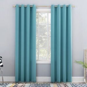 Solid Room Darkening Grommet Single Curtain Panel